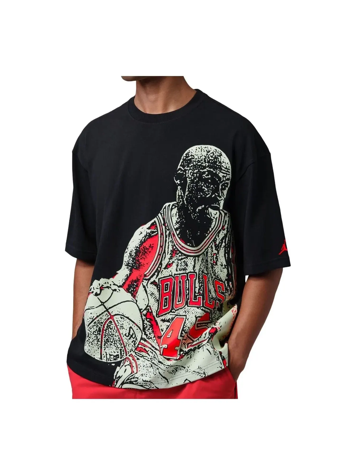 Мужская футболка Dri-FIT с графическим принтом Air Jordan — изображение 1 из 3, черный
