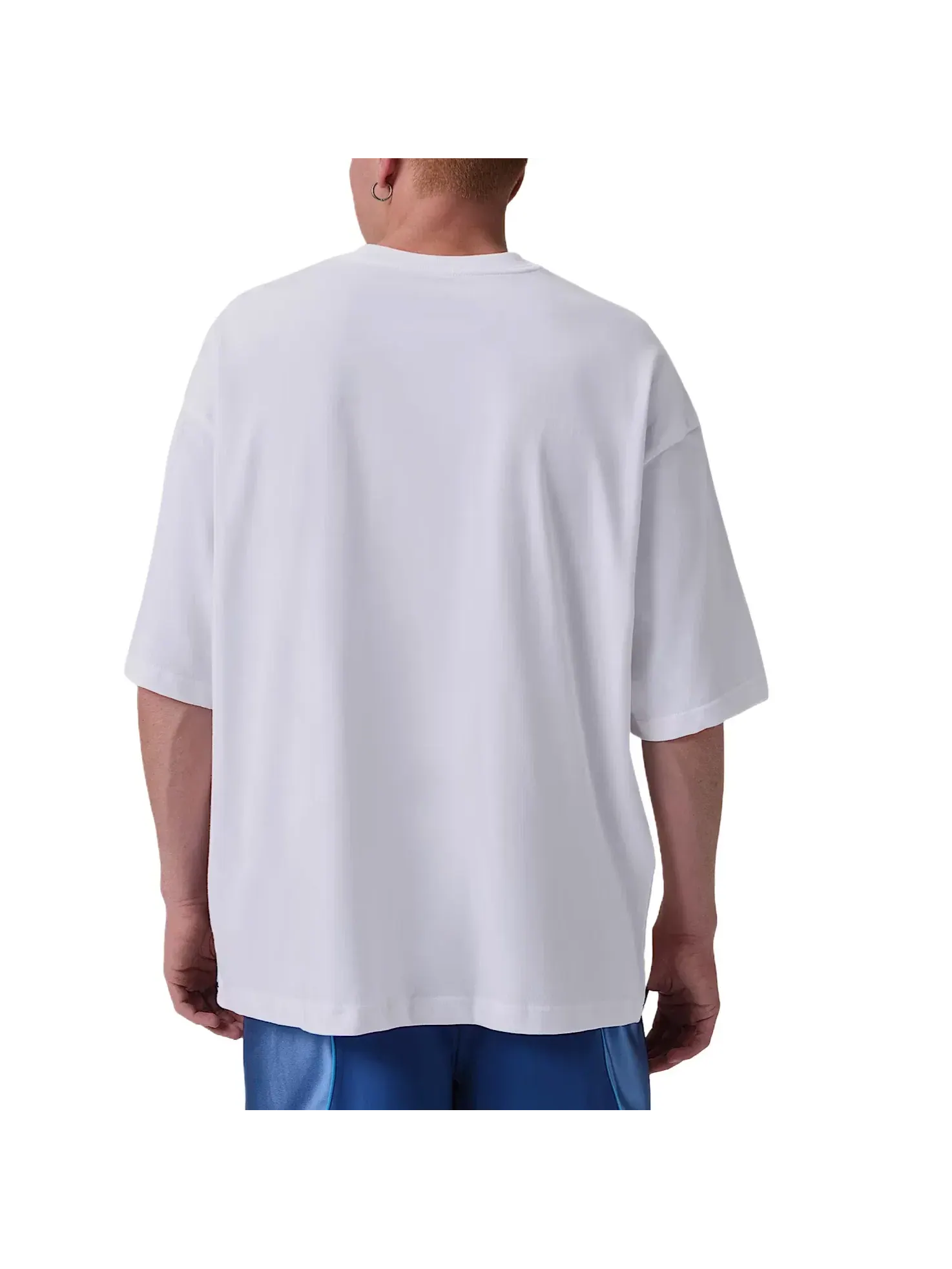 Мужская футболка с фирменным принтом Jordan Sport Dri-FIT Graphic T-Shirt White Blue Beyond IV4900-100 — изображение 2 из 2