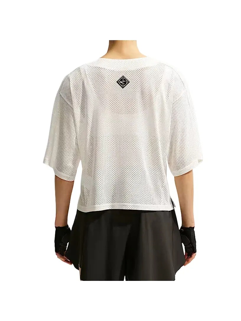 Женская футболка оверсайз из Dri-FIT Nike One Sail — изображение 2 из 2, белый
