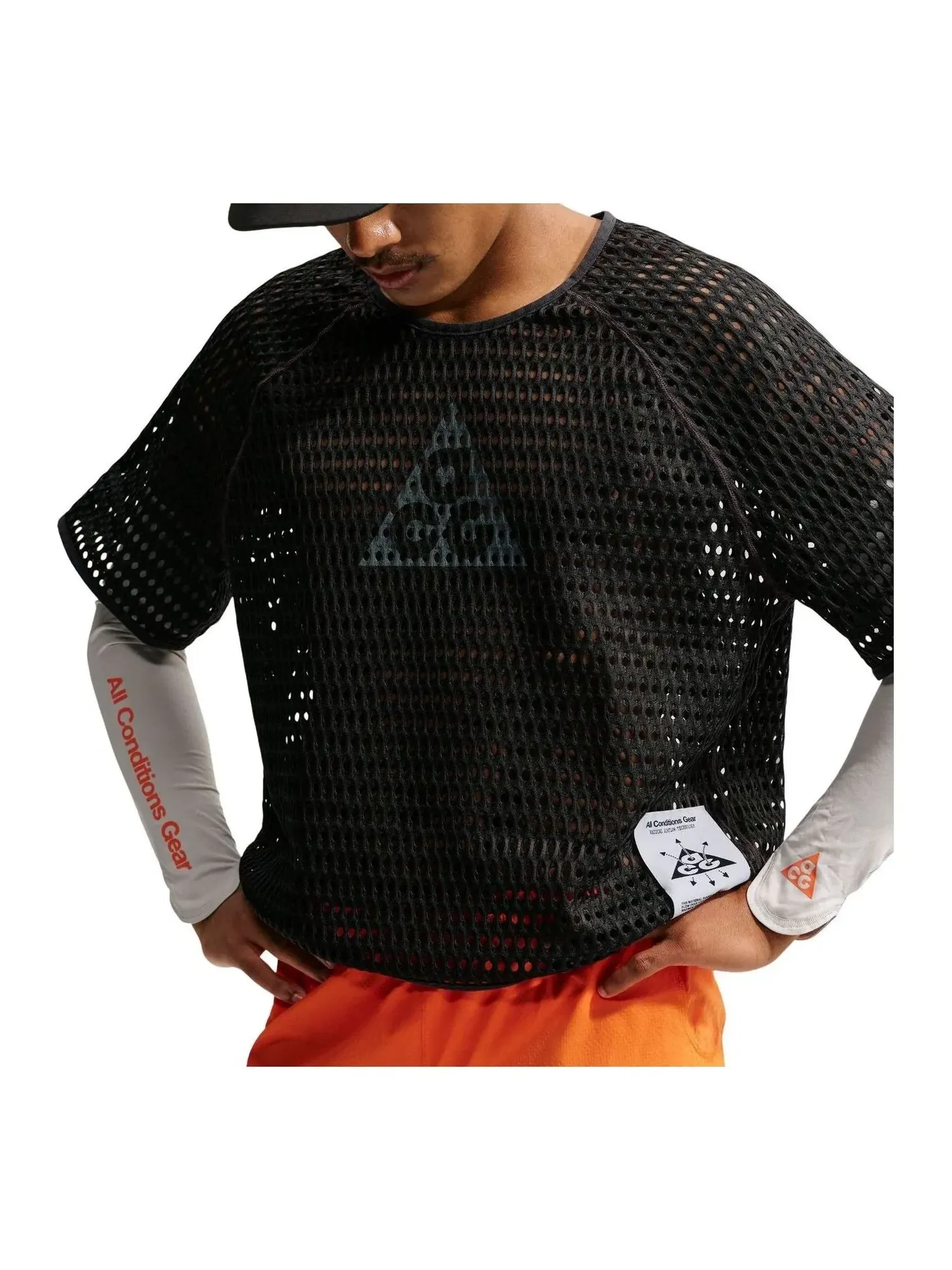 Мужская футболка с технологией Dri-FIT Nike ACG Radical AirFlow 'Anthracite Cool Grey' — изображение 1 из 3, черный