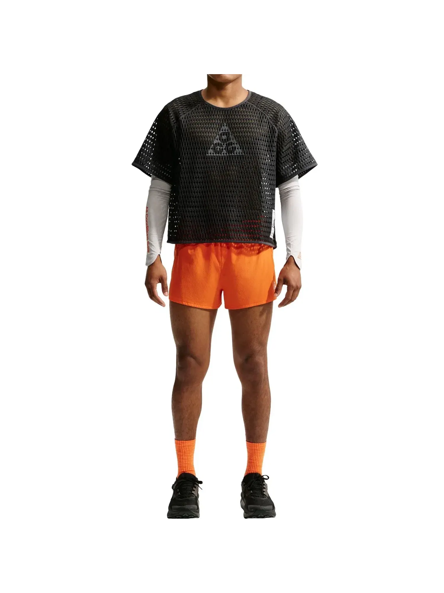 Мужская футболка с технологией Dri-FIT Nike ACG Radical AirFlow 'Anthracite Cool Grey' — изображение 2 из 3, черный