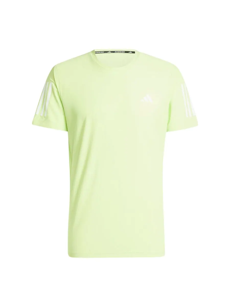 Футболка adidas Own the Run T-shirt 'Pulse Lime' — изображение 1 из 3, зеленый
