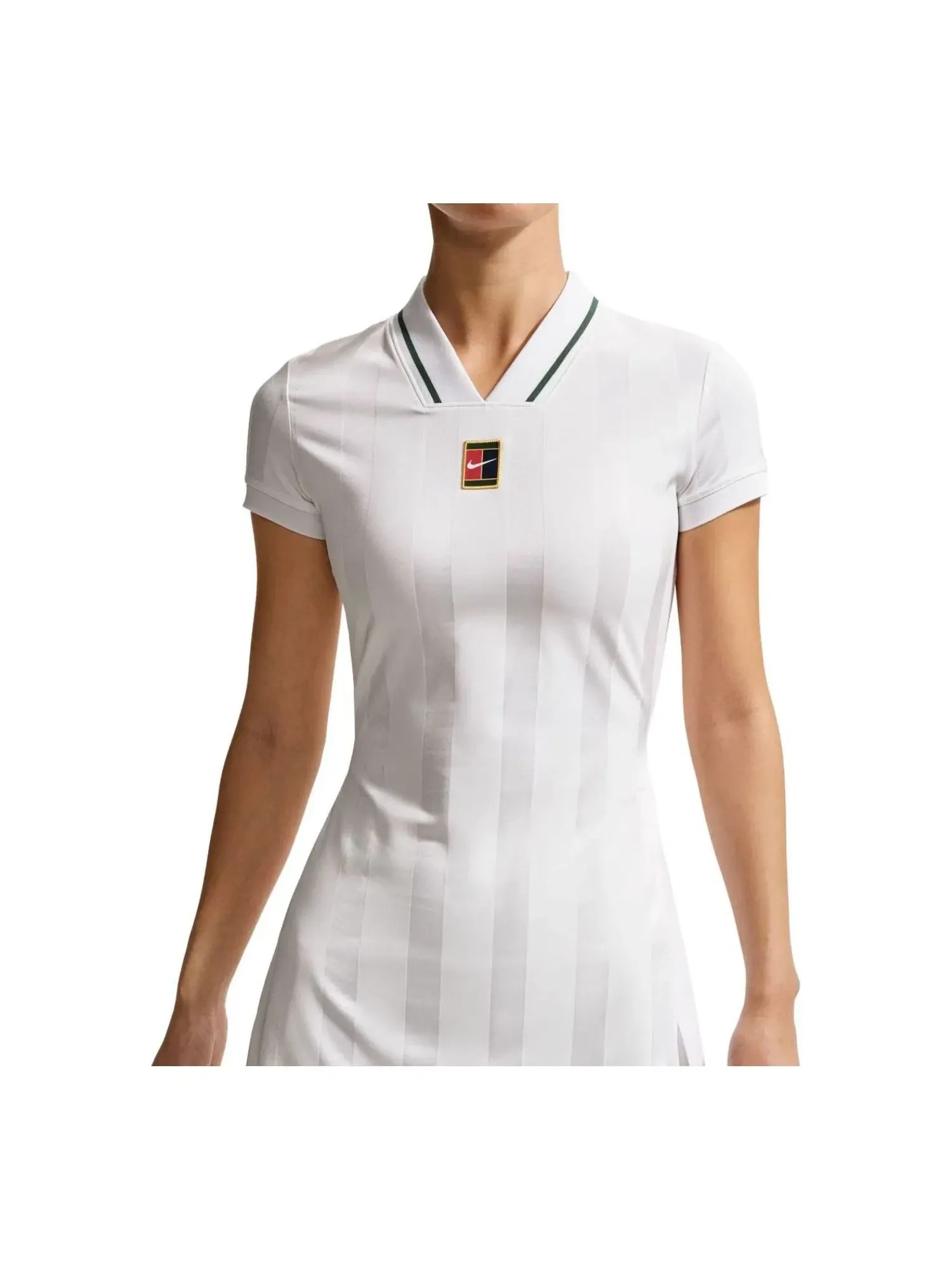 Женское платье для тенниса с Dri-FIT NikeCourt Slam — изображение 1 из 4, белый