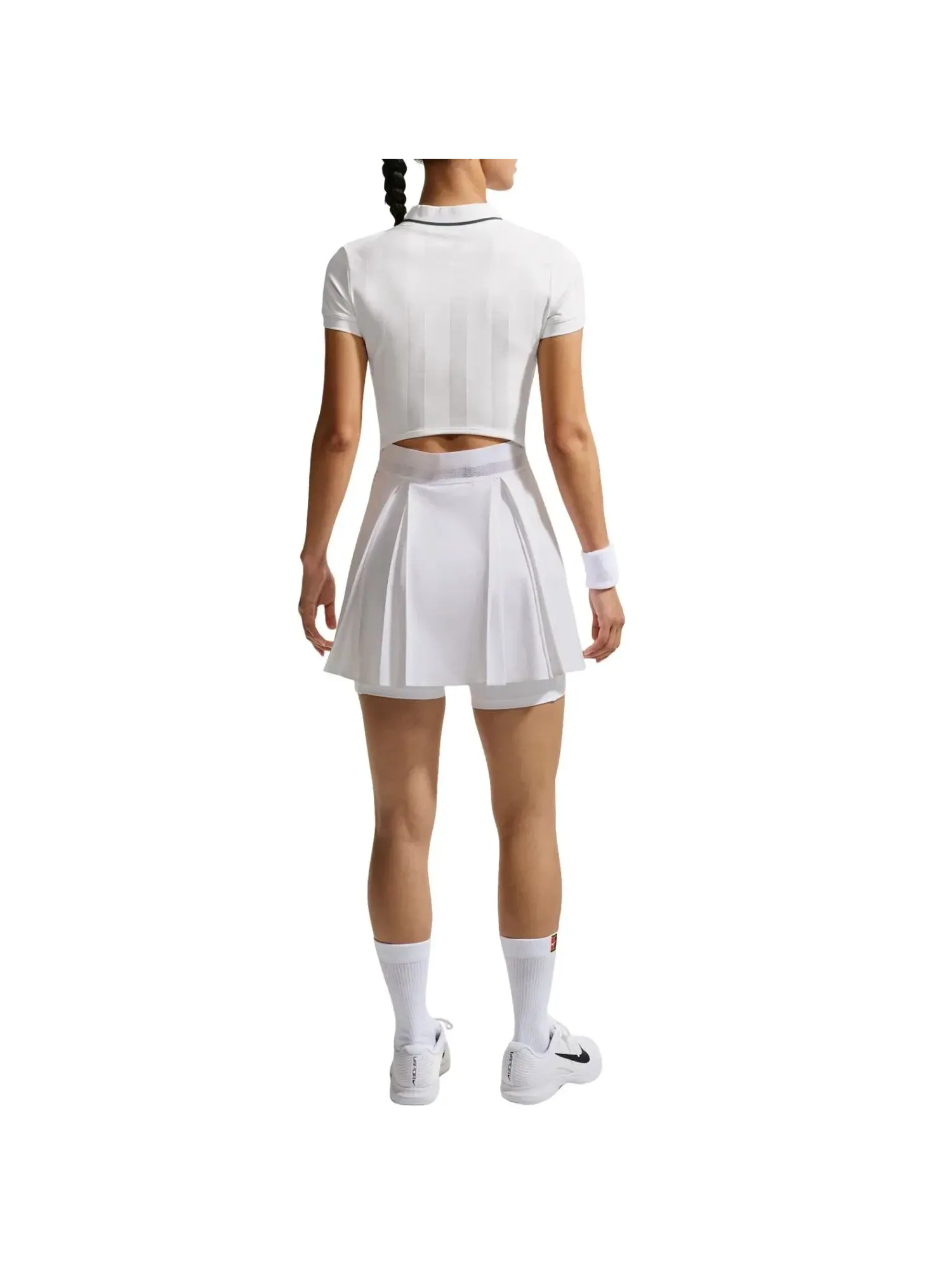 Женское платье для тенниса с Dri-FIT NikeCourt Slam — изображение 3 из 4, белый