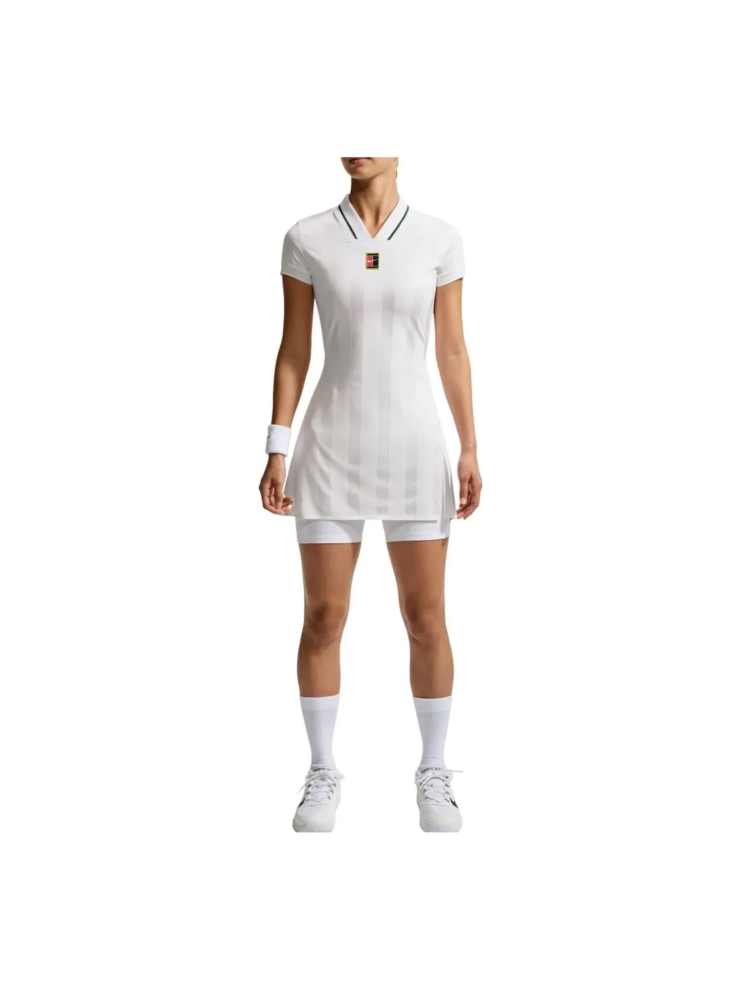 Женское платье для тенниса с Dri-FIT NikeCourt Slam — изображение 4 из 4, белый