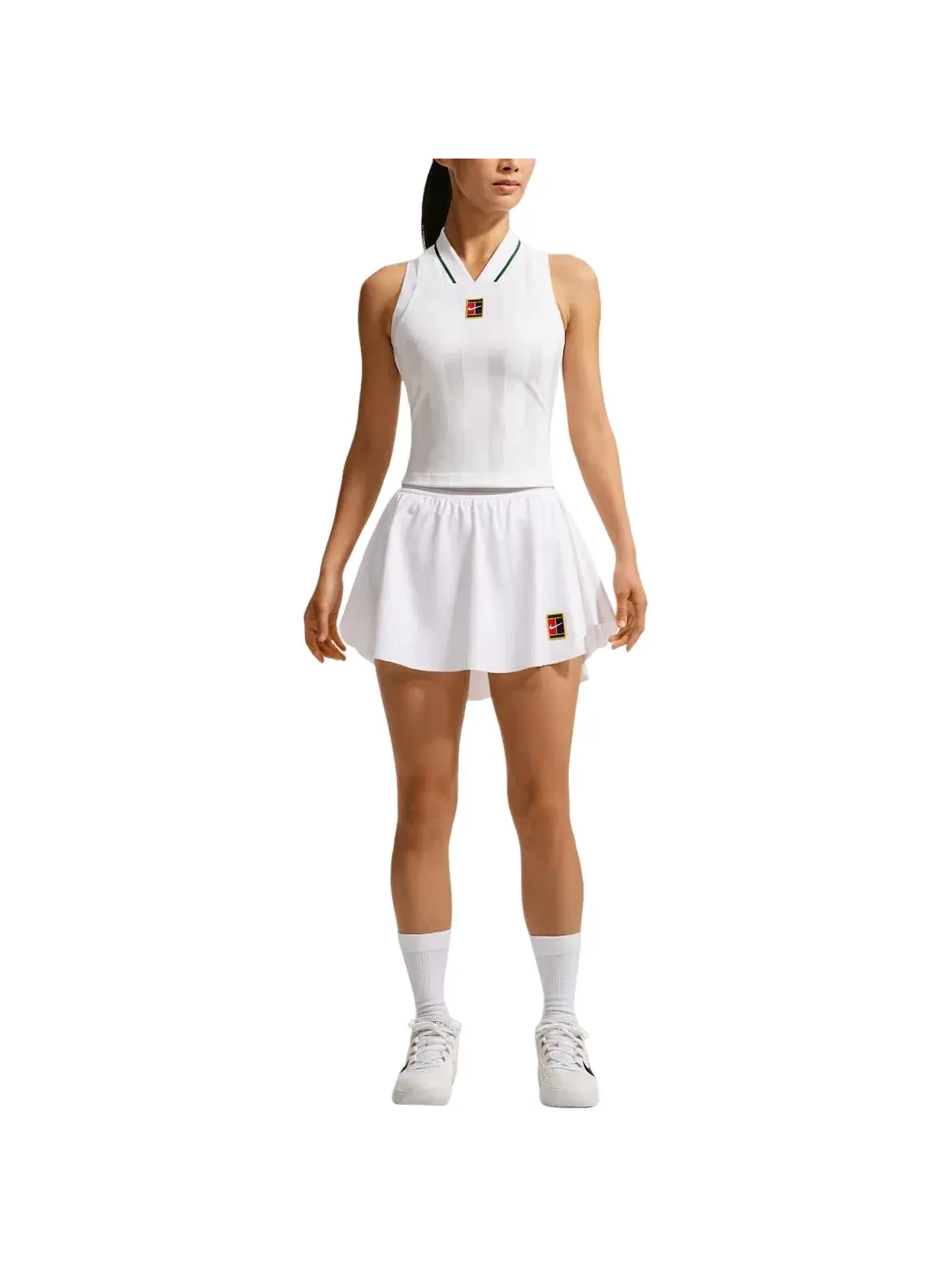 Женский топ без рукавов Dri-FIT Nike Court Slam — изображение 3 из 4, белый