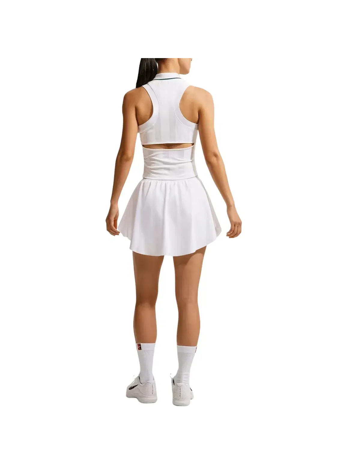 Женский топ без рукавов Dri-FIT Nike Court Slam — изображение 4 из 4, белый