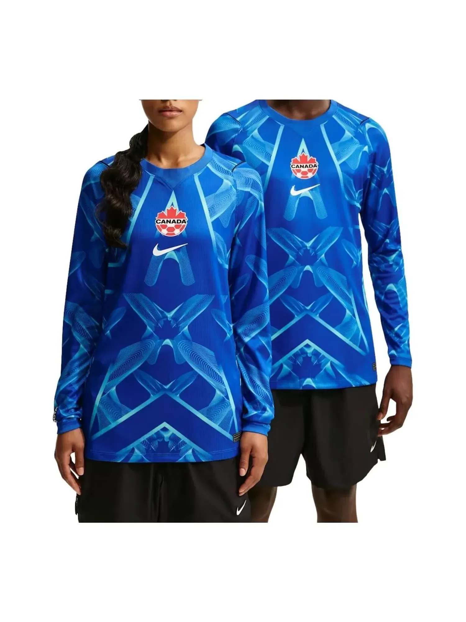 Мужская футболка с коротким рукавом Nike x Canada x NOCTA Cryoshot Goalkeeper T-Shirt — изображение 1 из 4, синий