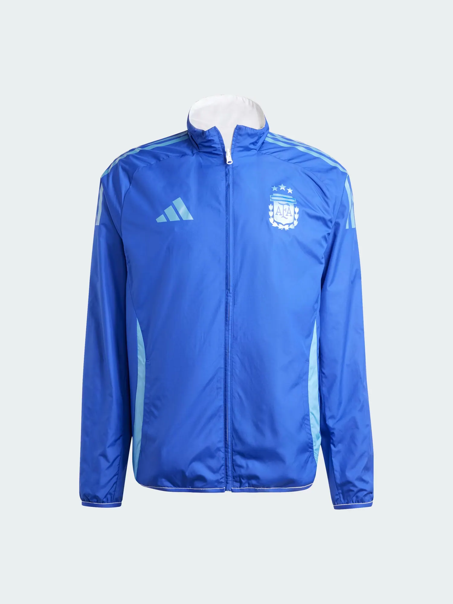 Куртка Adidas Argentina National Team Anthem — изображение 2 из 8, белый/синий