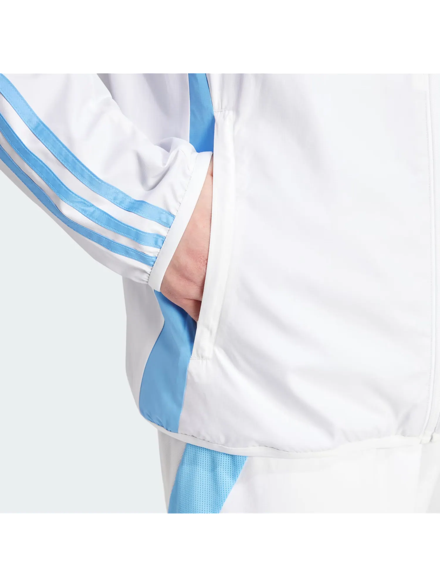 Куртка Adidas Argentina National Team Anthem — изображение 8 из 8, белый/синий
