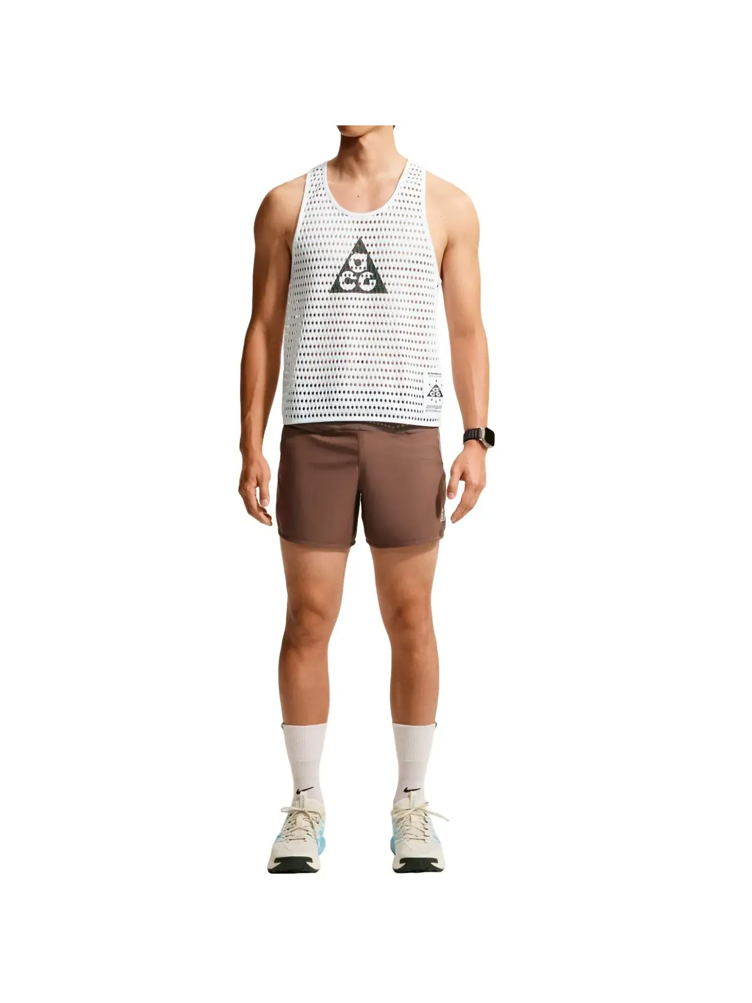 Мужской топ для бега Nike ACG Radical Airflow Dri-FIT White — изображение 3 из 4, белый