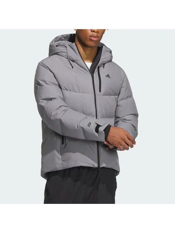 Куртка пуховик Adidas — изображение 2 из 4, серый