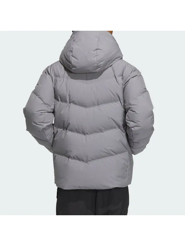Куртка пуховик Adidas — изображение 3 из 4, серый