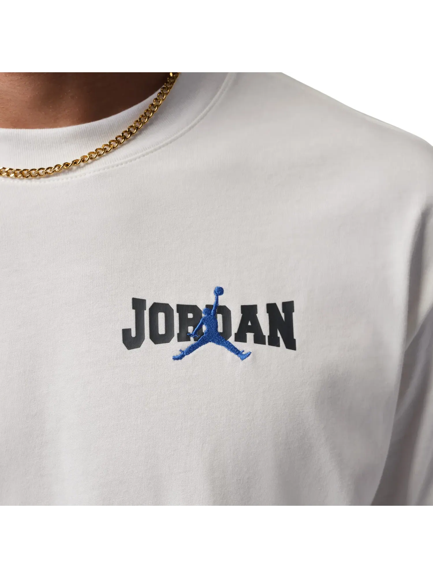 Мужская футболка хлопковая Brooklyn Sail Jordan — изображение 3 из 4, белый