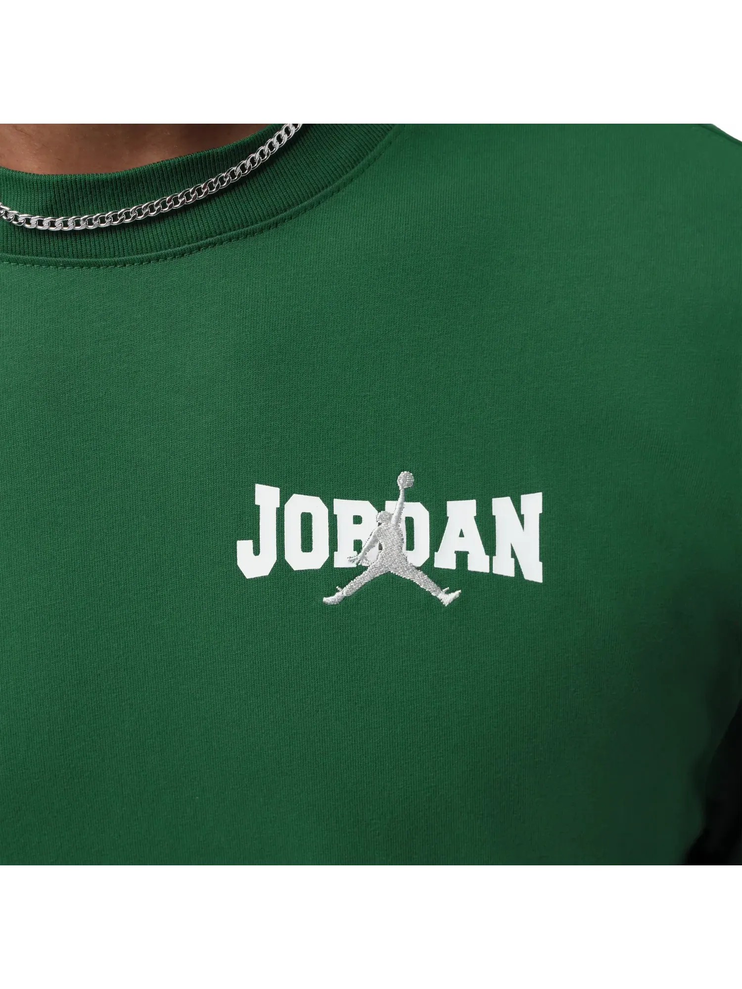 Мужская футболка с принтом Brooklyn Jordan — изображение 3 из 3, зеленый