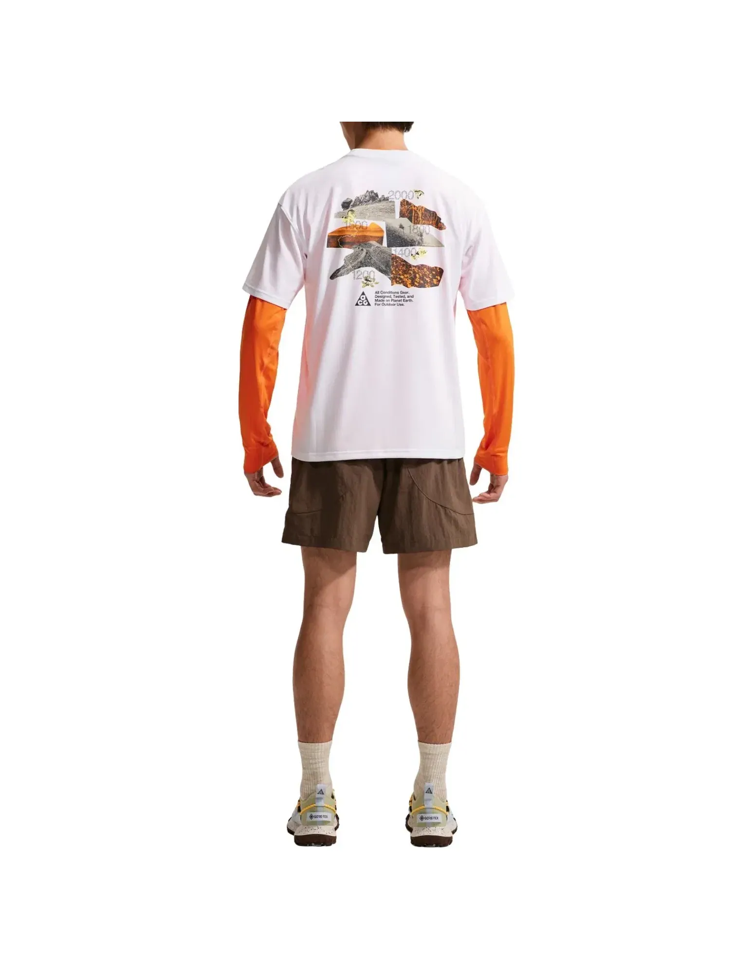 Мужская футболка с технологией Dri-Fit ACG Nike — изображение 3 из 4, белый