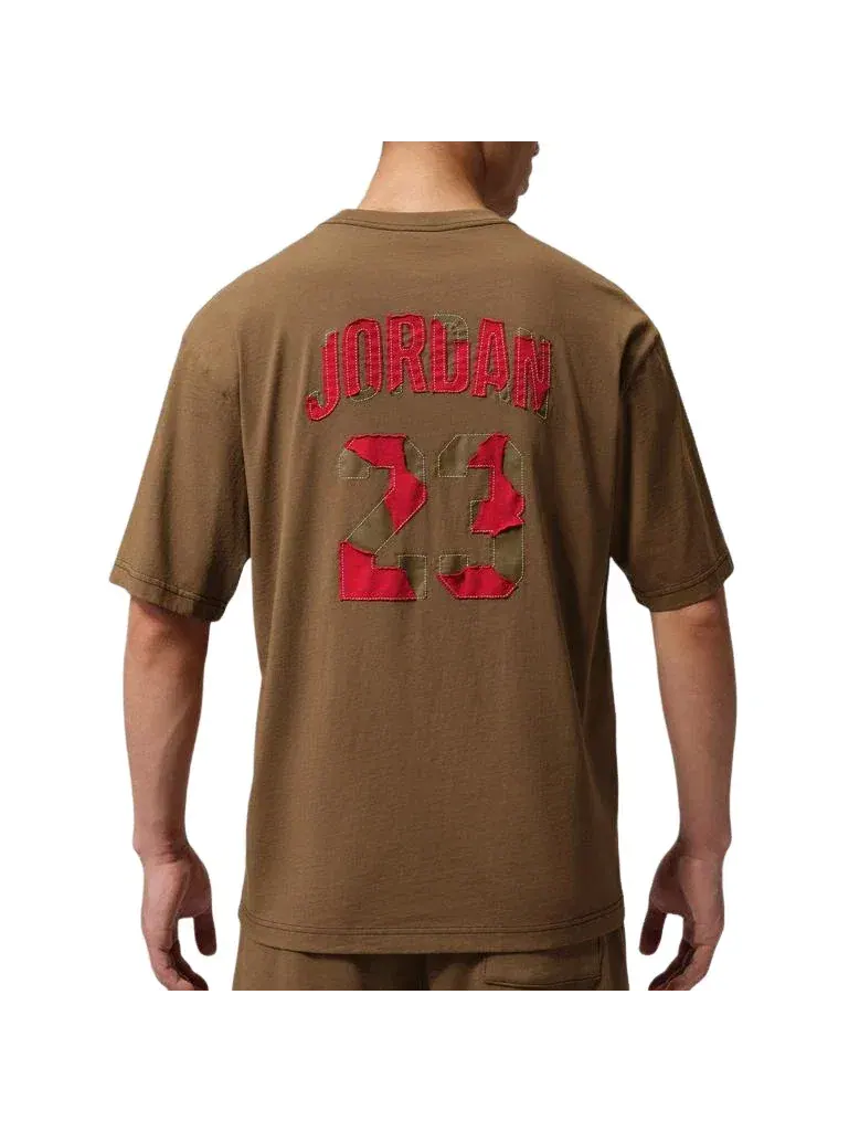 Мужская футболка с принтом Air Jordan T-Shirt — изображение 3 из 3, коричневый
