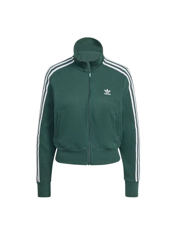 Куртка adicolor трикотажный топ Adidas — изображение 1 из 1, зеленый