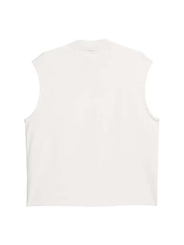Футболка basketball sleeveless t-shirt 'white red' Adidas — изображение 2 из 2, белый