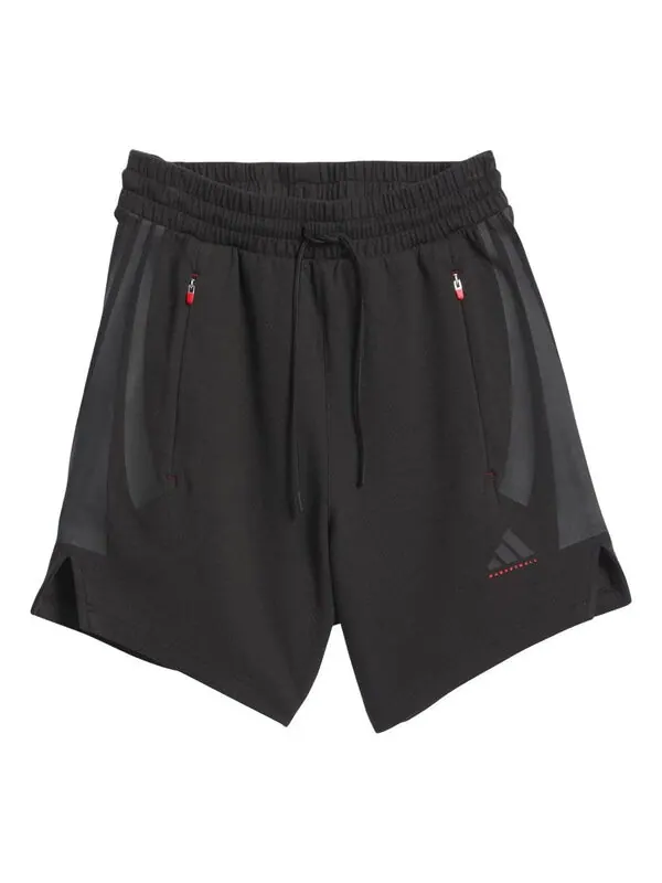 Шорты basketball spacer shorts 'black' Adidas — изображение 1 из 2, черный
