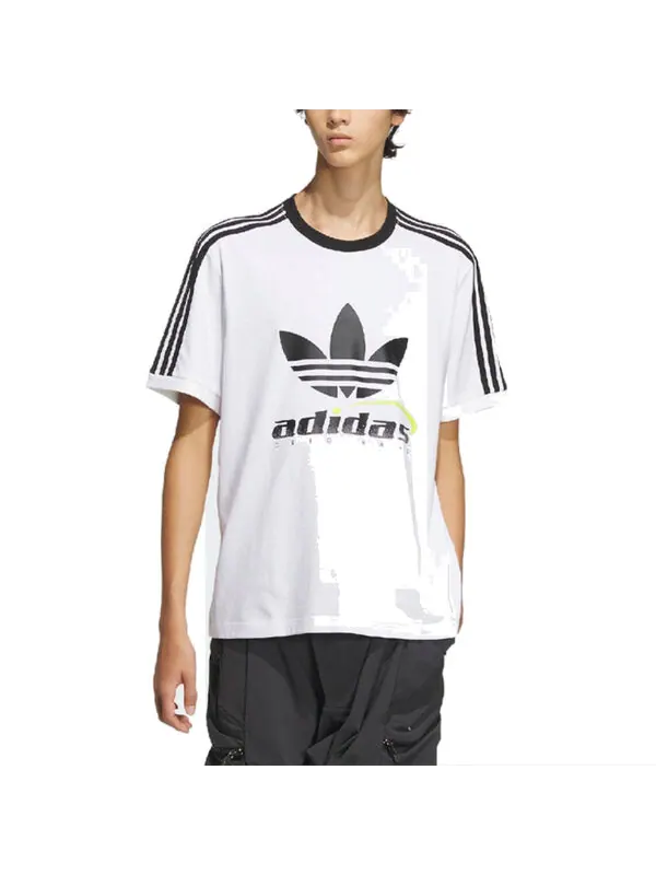 Футболка оригиналы tfl logo футболка азия размеры Adidas — изображение 2 из 3, белый/черный