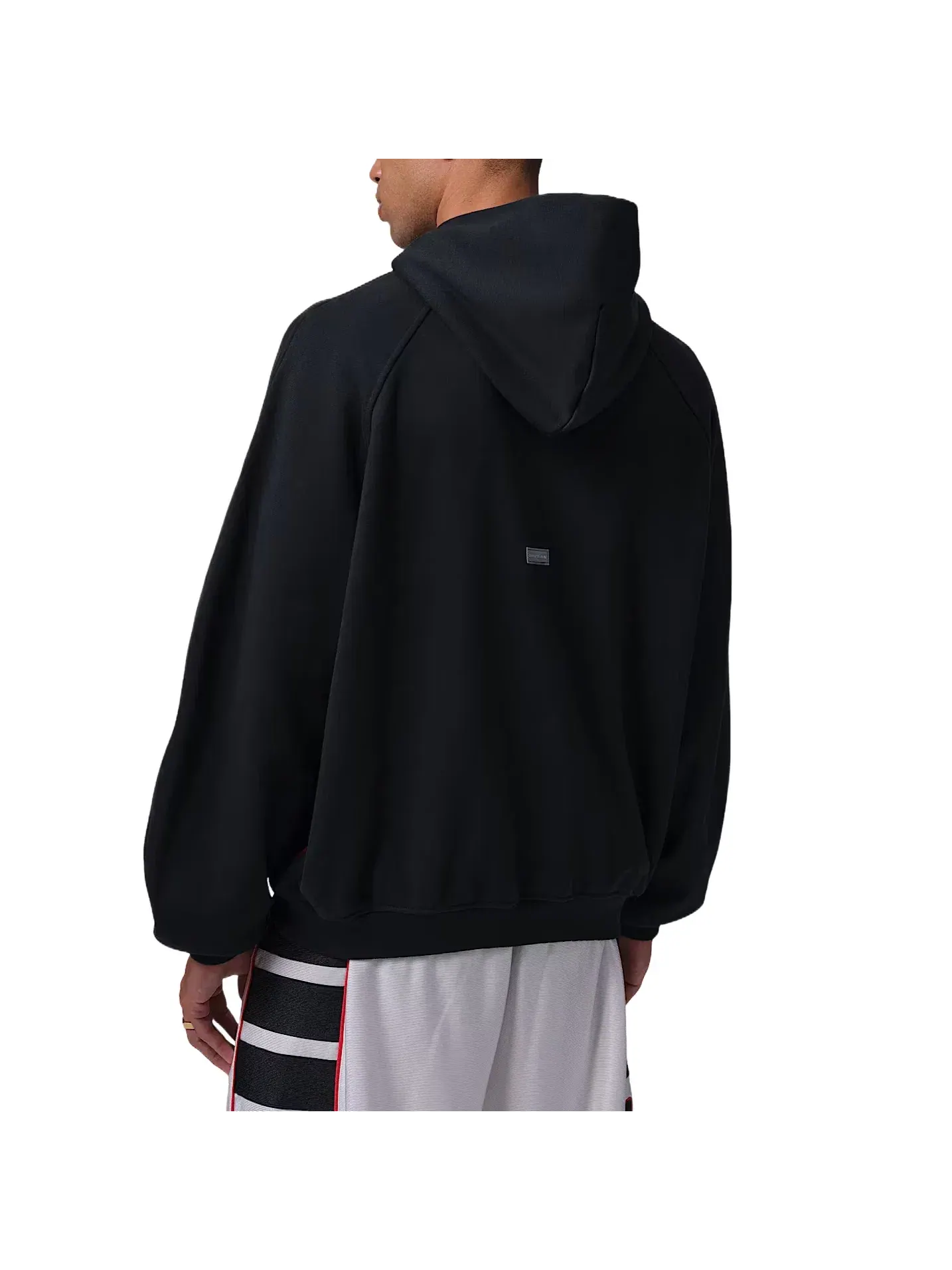 Мужское худи флисовый с оверсайз-кроем Jordan Flight Fleece Oversized Hoodie — изображение 2 из 2, черный