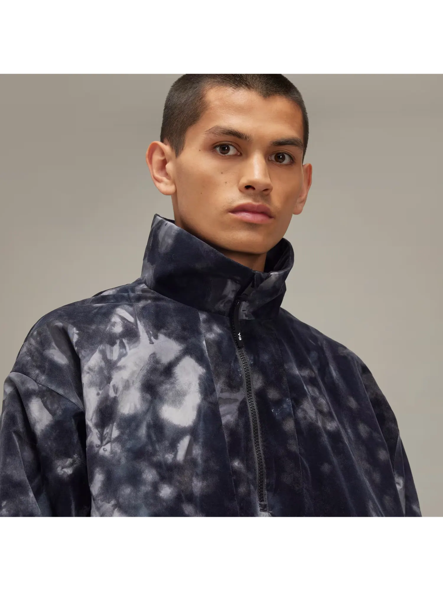 Анорак Adidas Y-3 3-Stripes Nylon Shell 1/2 Zip — изображение 8 из 9, черный/мульти