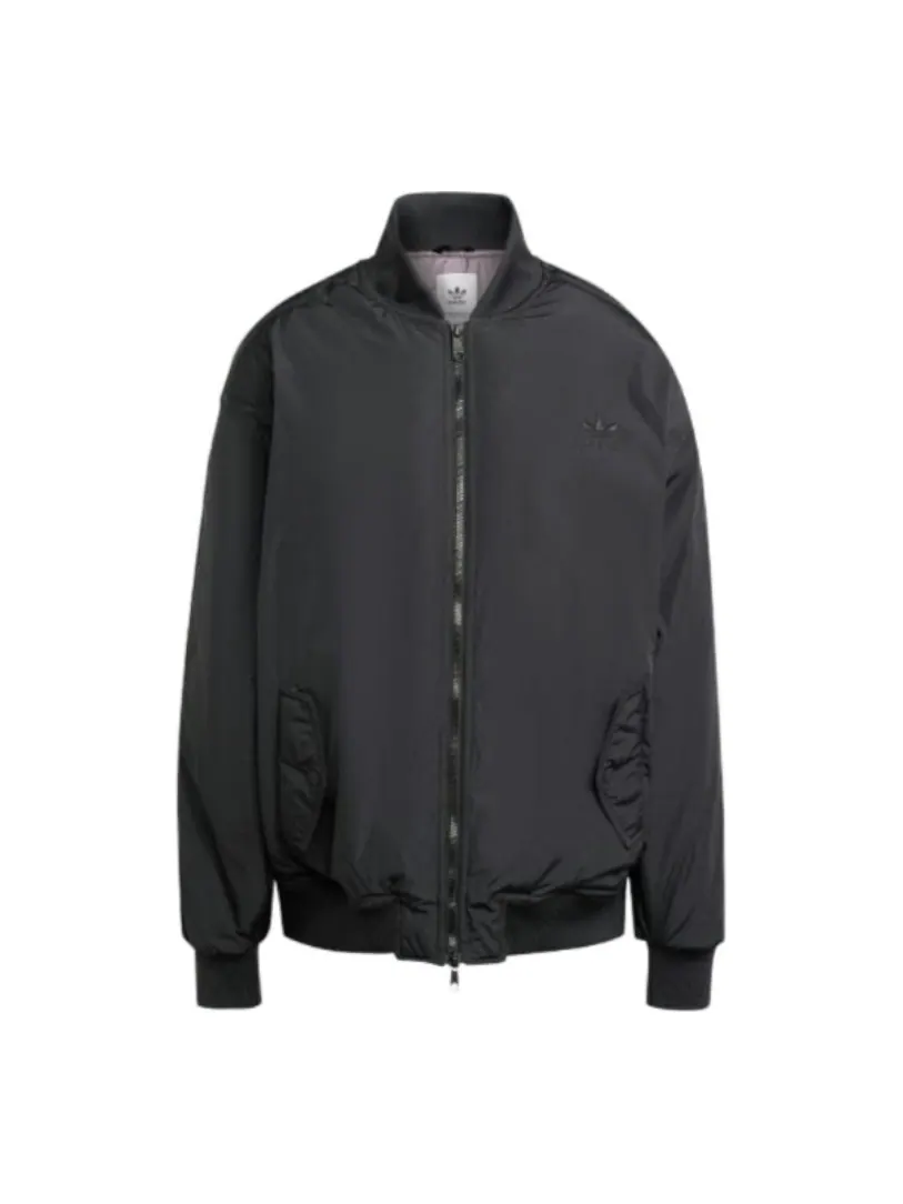 (WMNS) Куртка-бомбер Adidas Oversized SST 'Black' — изображение 1 из 2, черный