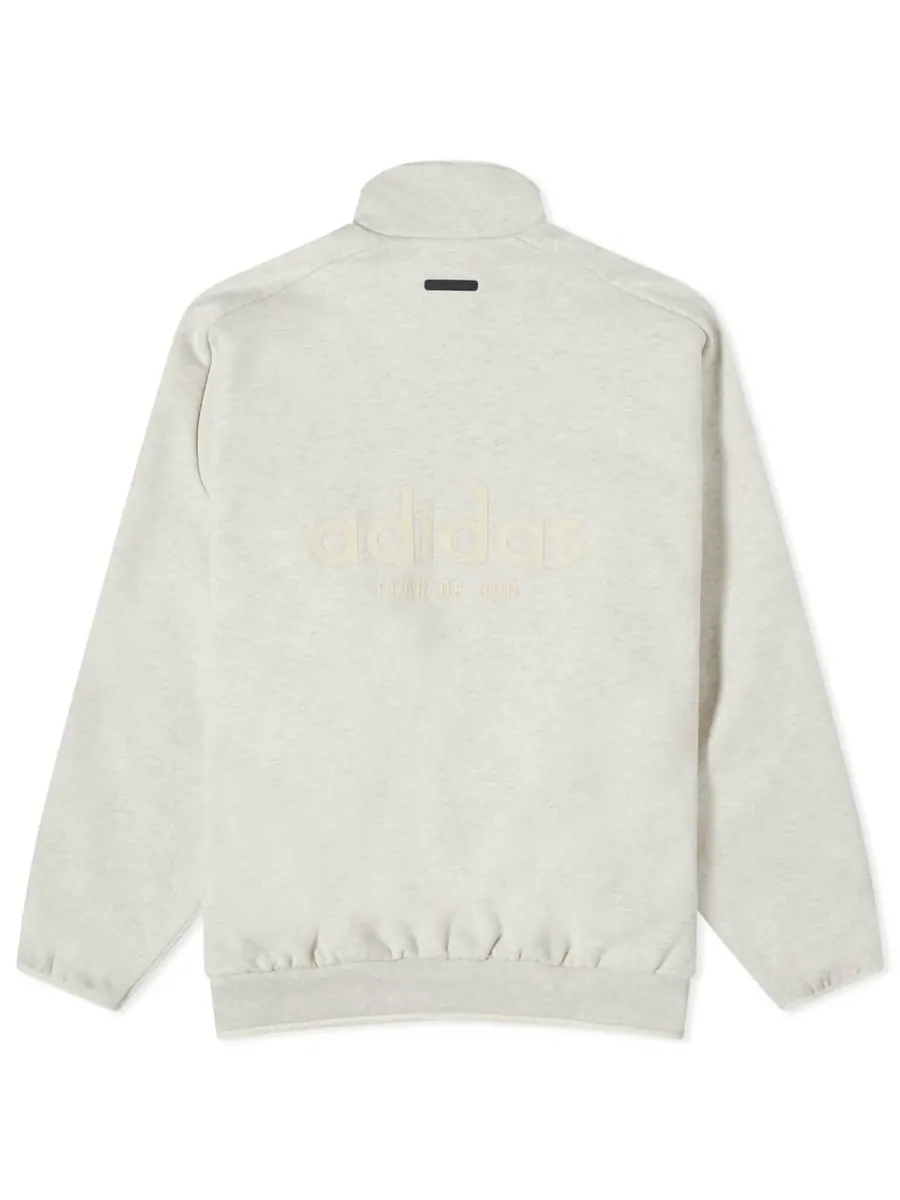 Куртка adidas x Fear of God Athletics Heather Track Jacket 'Oatmeal' — изображение 2 из 2, серый