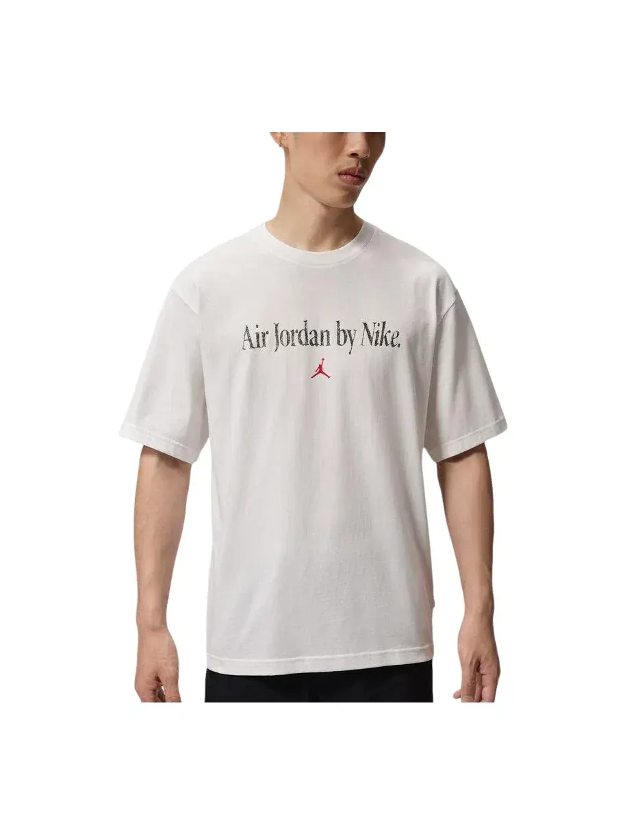Мужская футболка хлопковая Jordan Brooklyn T-Shirt — изображение 1 из 3, белый