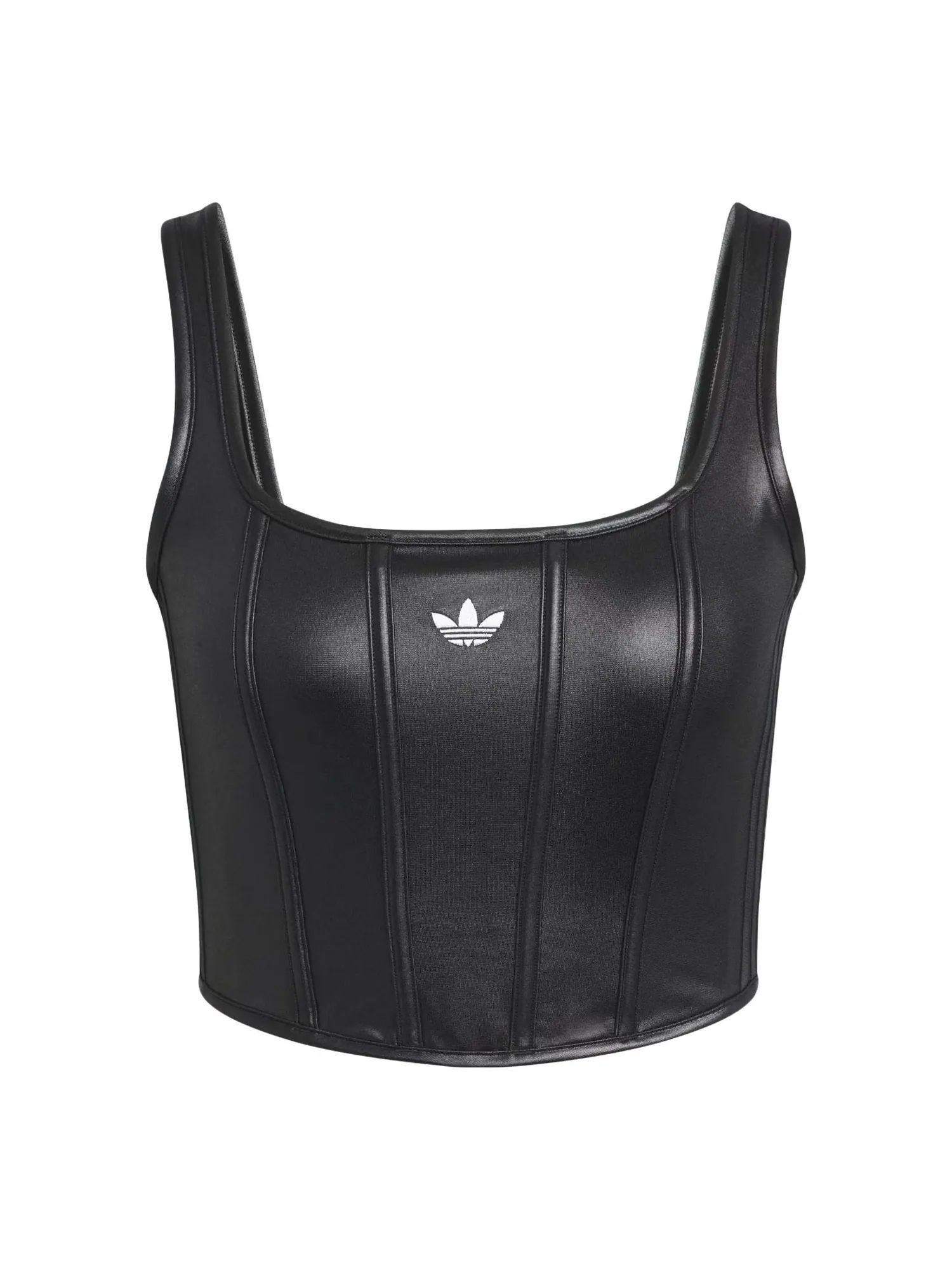 Топ (WMNS) adidas Corset Tank Top 'Black' — изображение 1 из 1, черный