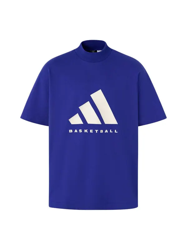 Футболка баскетбольные Футболка азиатские размеры Adidas — изображение 1 из 4, синий