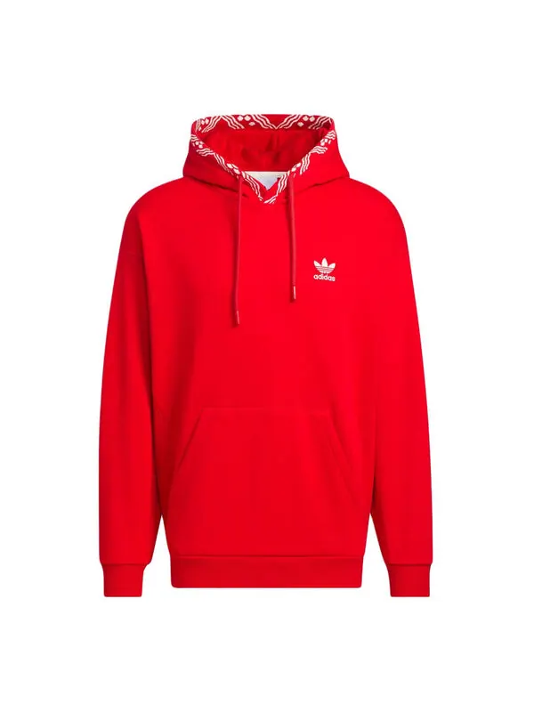 Толстовка оригиналы x feifei ruan графические Толстовка азиатские размеры Adidas — изображение 1 из 4, красный