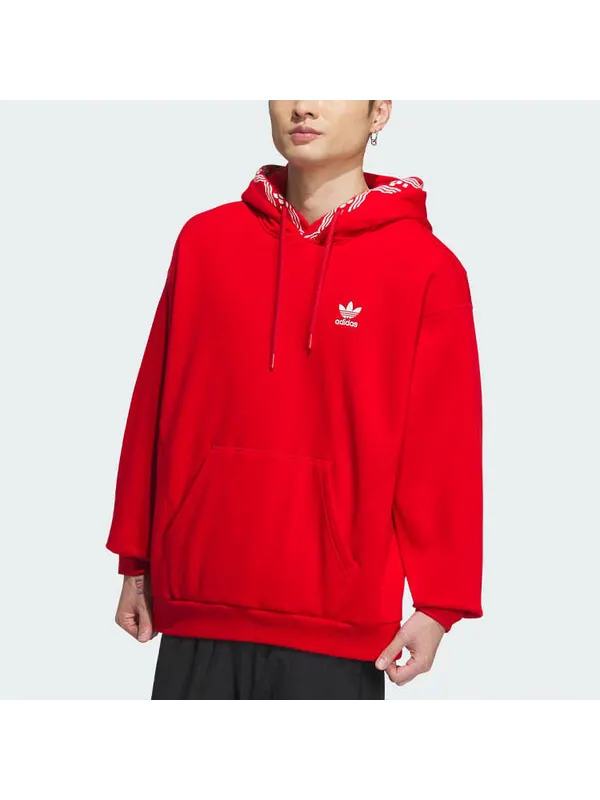 Толстовка оригиналы x feifei ruan графические Толстовка азиатские размеры Adidas — изображение 3 из 4, красный