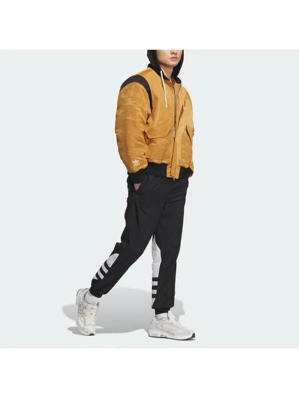 Куртка оригиналы x feifei ruan padded ma куртка азиатские размеры Adidas — изображение 4 из 4, коричневый/черный