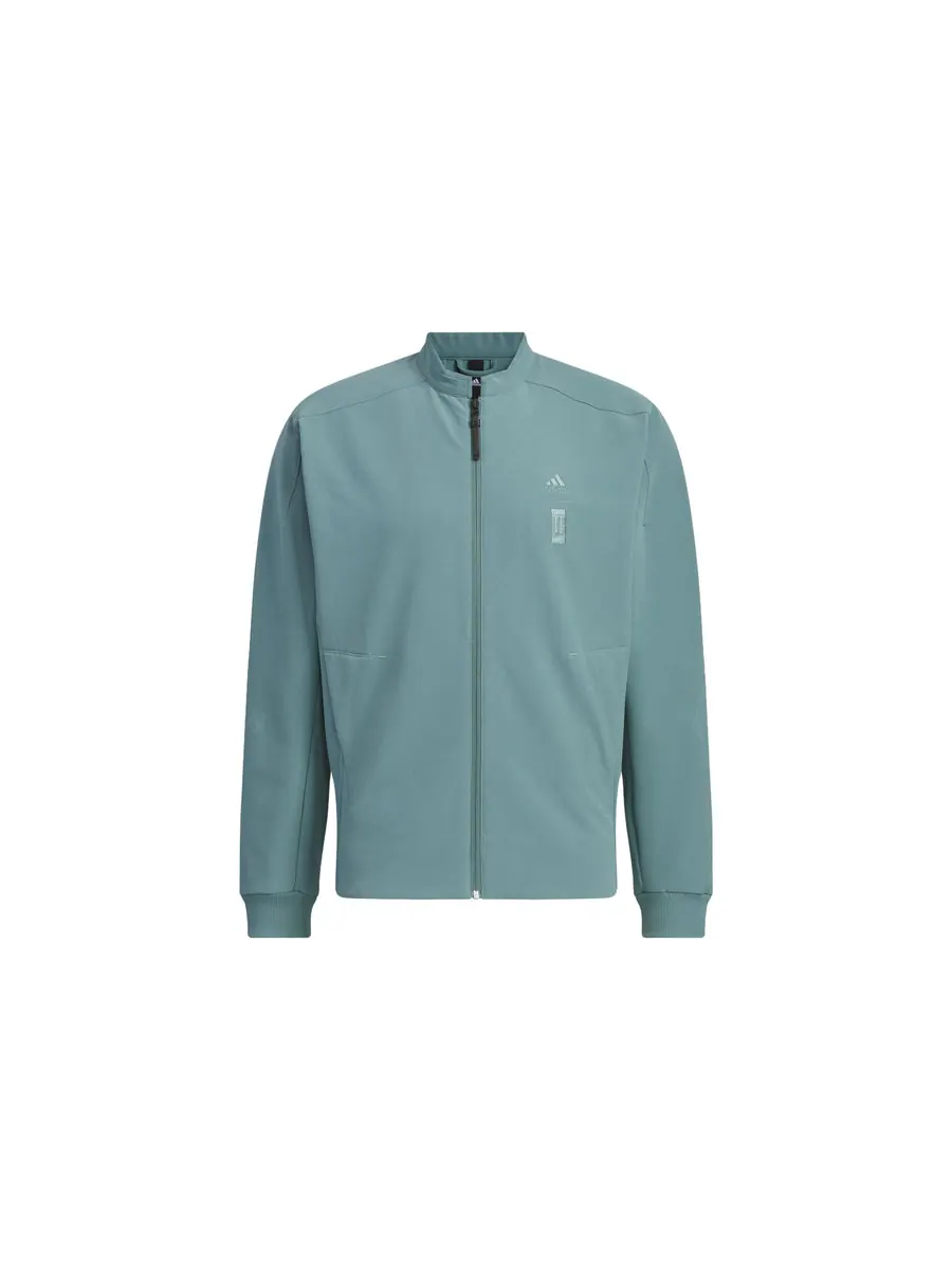 Куртка adidas Wuji Must-Have Woven Jacket Asia Sizing 'Teal' — изображение 2 из 5, бирюзовый