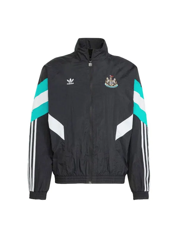 Куртка newcastle united fc originals track jacket asia sizing 'black' Adidas — изображение 1 из 1, черный