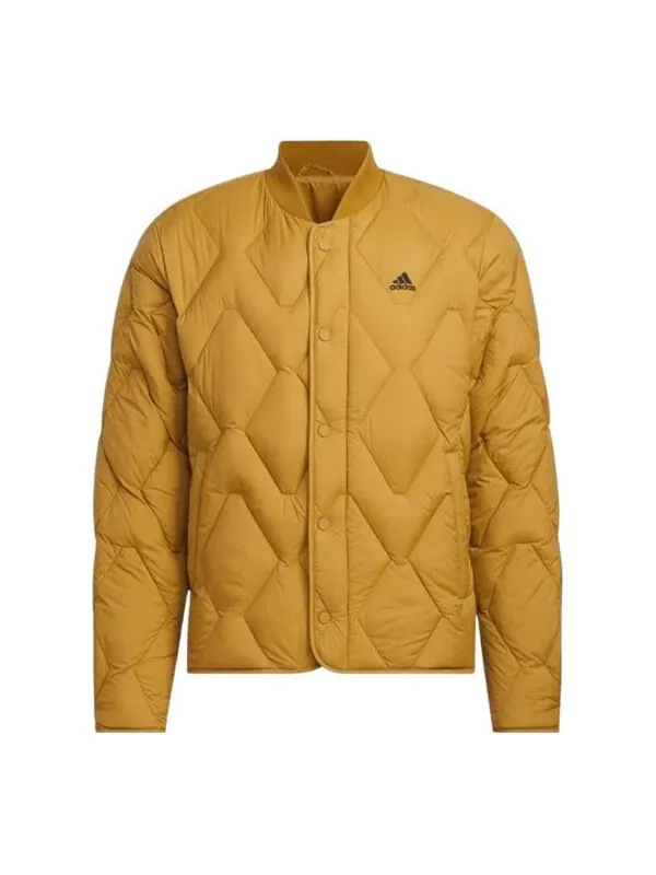 Куртка обычные университетские пуховики Adidas — изображение 1 из 4, желтый