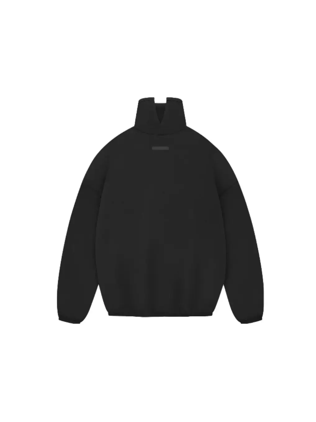 Топ adidas x Fear of God Athletics Suede Fleece Mock Neck 'Black' — изображение 2 из 2, черный