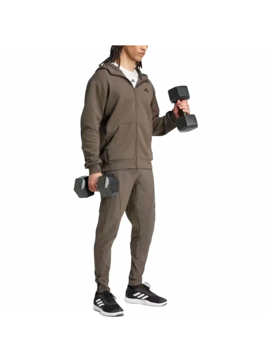 Куртка adidas Designed for Training Full-Zip Track Jacket 'Green' — изображение 3 из 6, зеленый