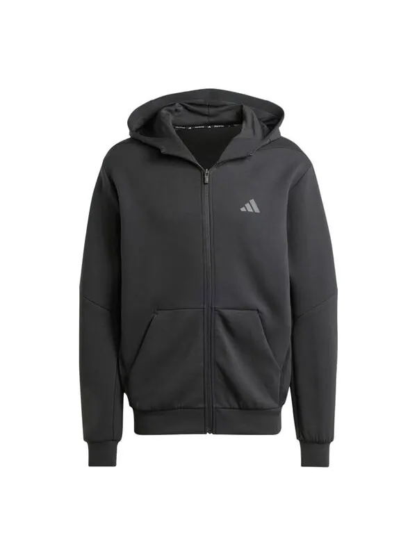 Куртка designed for training full-zip track jacket 'black' Adidas — изображение 1 из 1, черный
