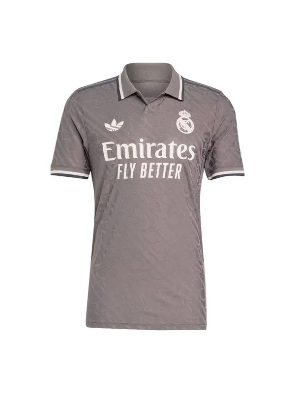 Футболка real madrid 24 25 третья аутентичная футболка Adidas — изображение 1 из 2, серый