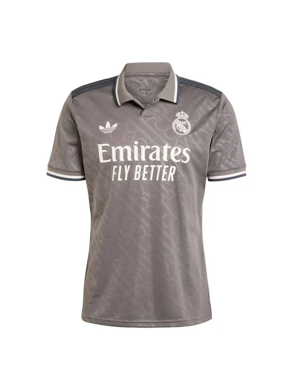 Футболка real madrid 24 25 третья футболка Adidas — изображение 1 из 2, серый