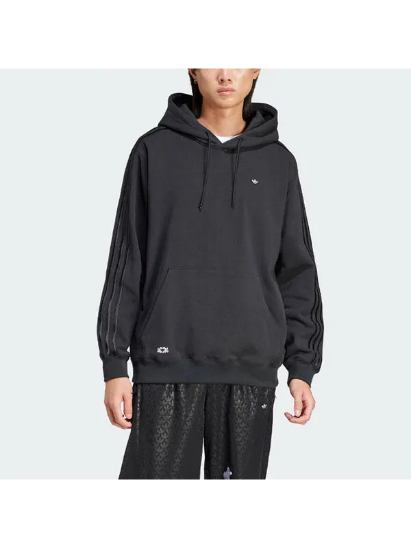 Толстовка оригинал x mickey mouse аппликация хлопок толстовка азиатские размеры Adidas — изображение 2 из 4, черный