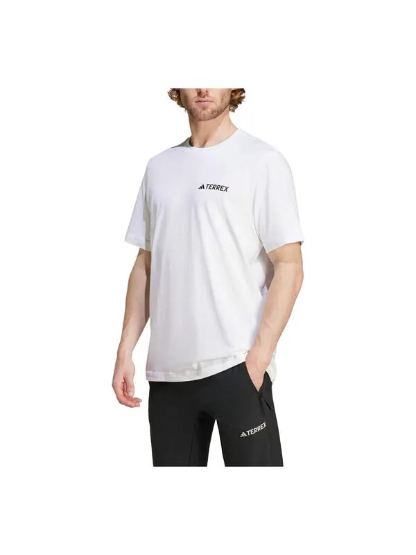Футболка с рисунком terrex Adidas — изображение 1 из 2, белый