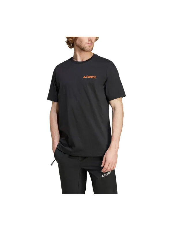 Футболка с рисунком terrex Adidas — изображение 1 из 2, черный