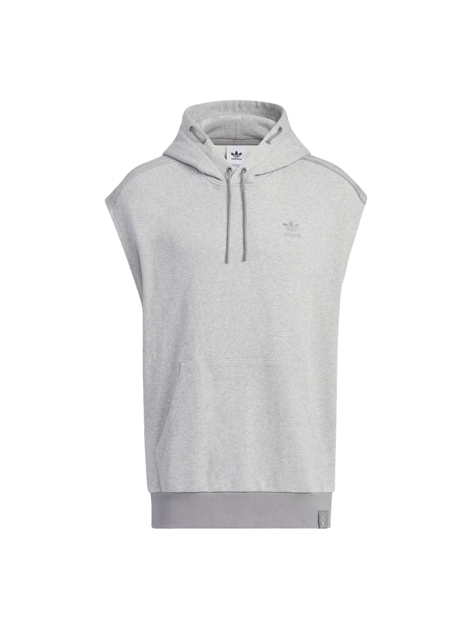 Спортивный топ adidas originals Toc Hooded Top 'Grey' IZ1532 — изображение 1 из 6, серый
