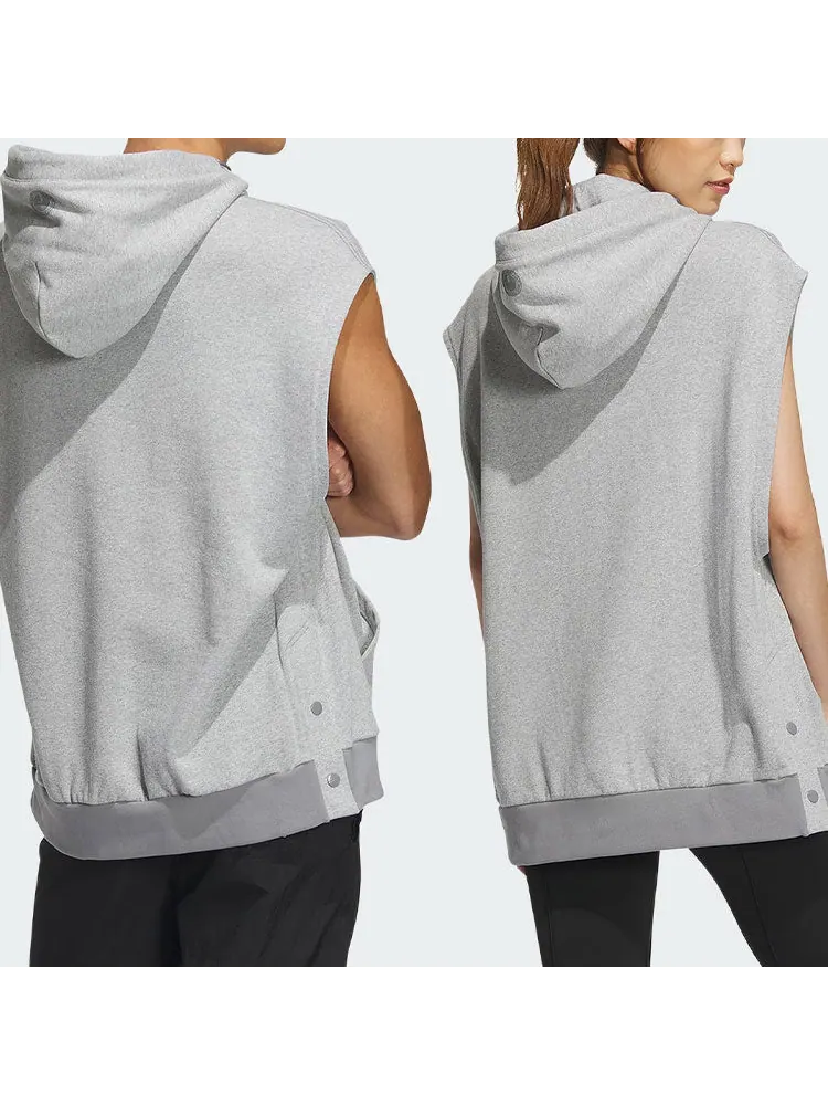 Спортивный топ adidas originals Toc Hooded Top 'Grey' IZ1532 — изображение 3 из 6, серый
