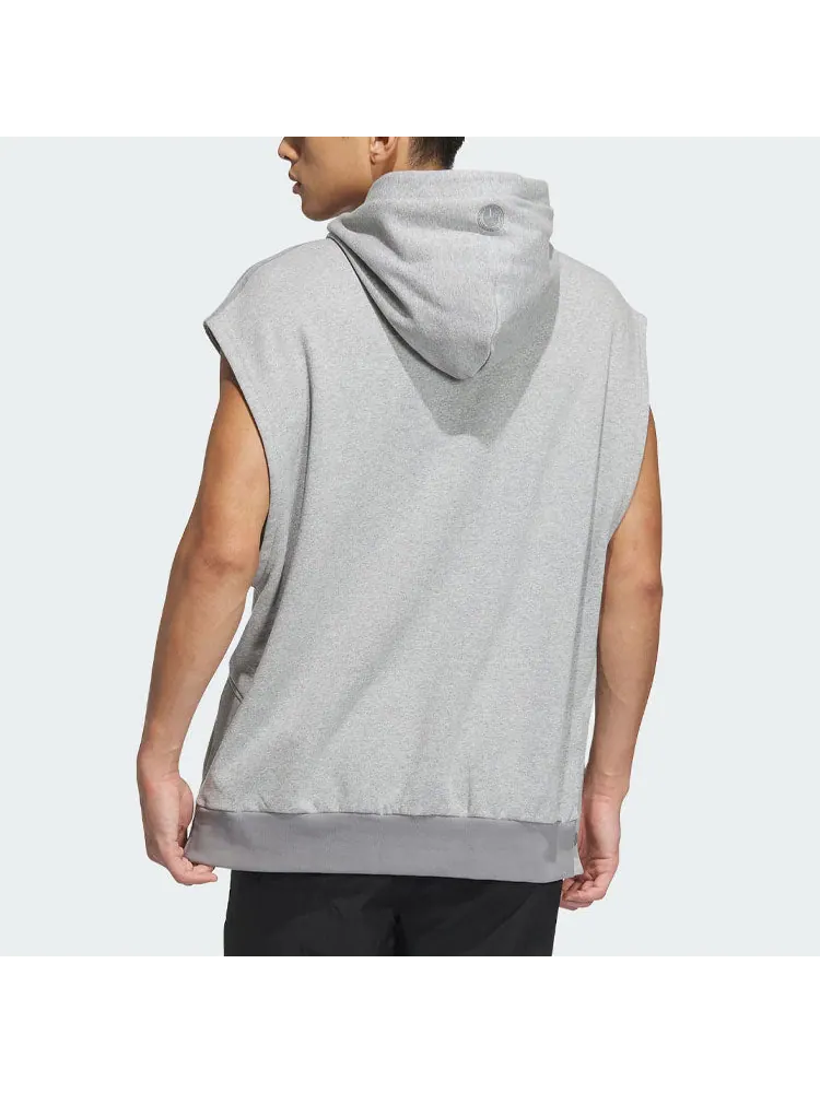 Спортивный топ adidas originals Toc Hooded Top 'Grey' IZ1532 — изображение 5 из 6, серый