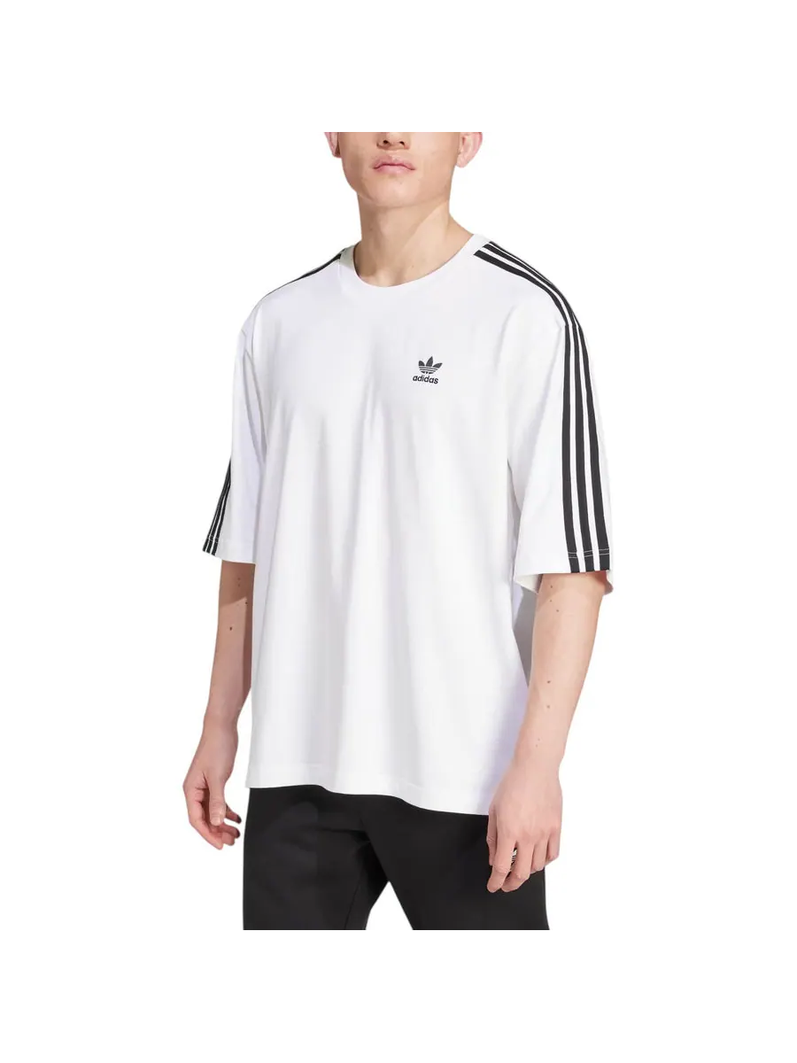 Футболка adidas Adicolor Oversized T-shirt 'White' — изображение 2 из 3, белый